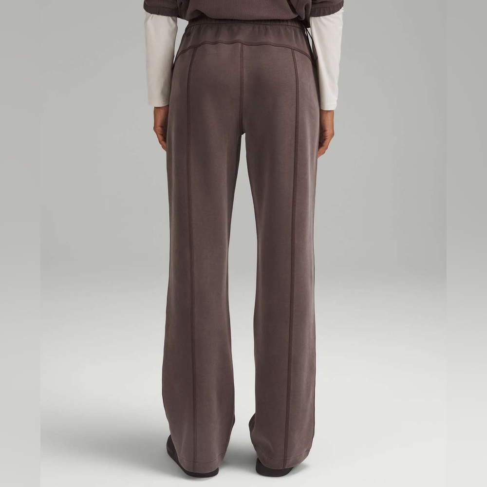 lululemon athletica Women's Wide-Leg Track Pants in Taupe Brown